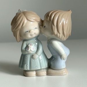 Vintage 1970s Algar Made in Japan Porcelain Figures Baby Shower Wedding Gift